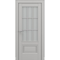 Межкомнатная дверь Zadoor Classic Baguette ПО Турин В1 АК Белый матовый