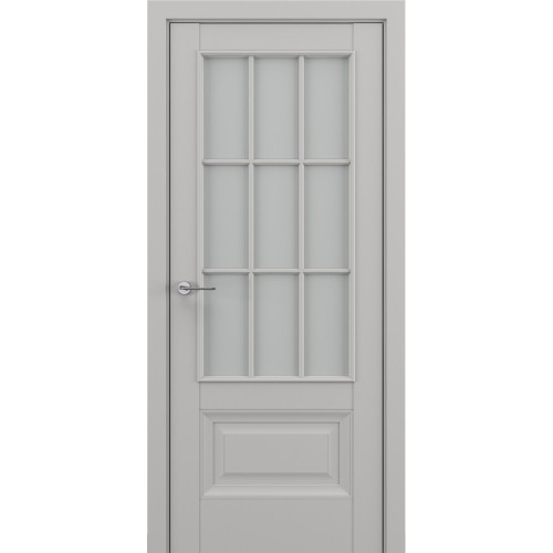 Межкомнатная дверь Zadoor Classic Baguette ПО Турин В2 АК Белый матовый