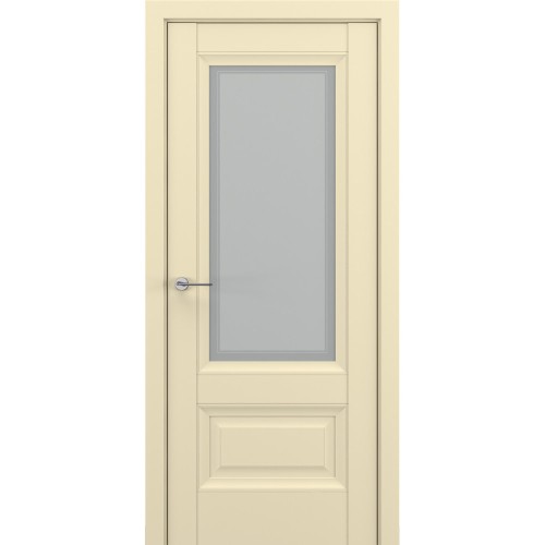 Межкомнатная дверь Zadoor Classic Baguette ПО Турин В2 Белый матовый