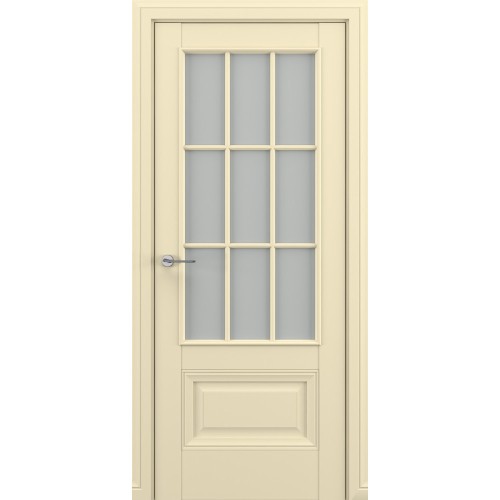 Межкомнатная дверь Zadoor Classic Baguette ПО Турин В3 АК Белый матовый