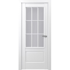 Межкомнатная дверь Zadoor-S Classic ПО Турин АК Тип-S Матовый Белый