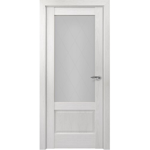 Межкомнатная дверь Zadoor-S Classic ПО Турин Тип-S Матовый Белый