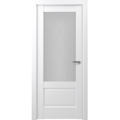 Межкомнатная дверь Zadoor-S Classic ПО Турин Тип-S Матовый Белый