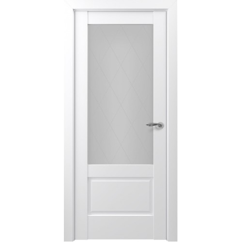 Межкомнатная дверь Zadoor-S Classic ПО Турин Тип-S Матовый Белый