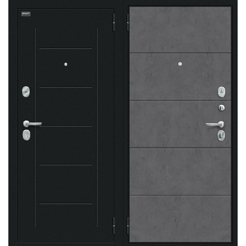 Граффити-1 Инсайд Букле черное/Slate Art