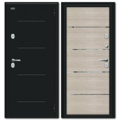 Thermo Лайн Букле черное/Cappuccino Veralinga