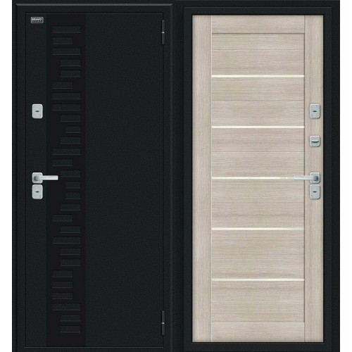 Thermo Техно Декор Букле черное/Cappuccino Veralinga