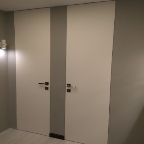 Скрытая дверь под покраску